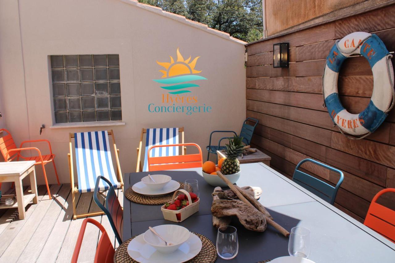 Hyeres-Plage -T2 Neuf Rdj Clim Wifi - La Capte By Hcアパートメント エクステリア 写真
