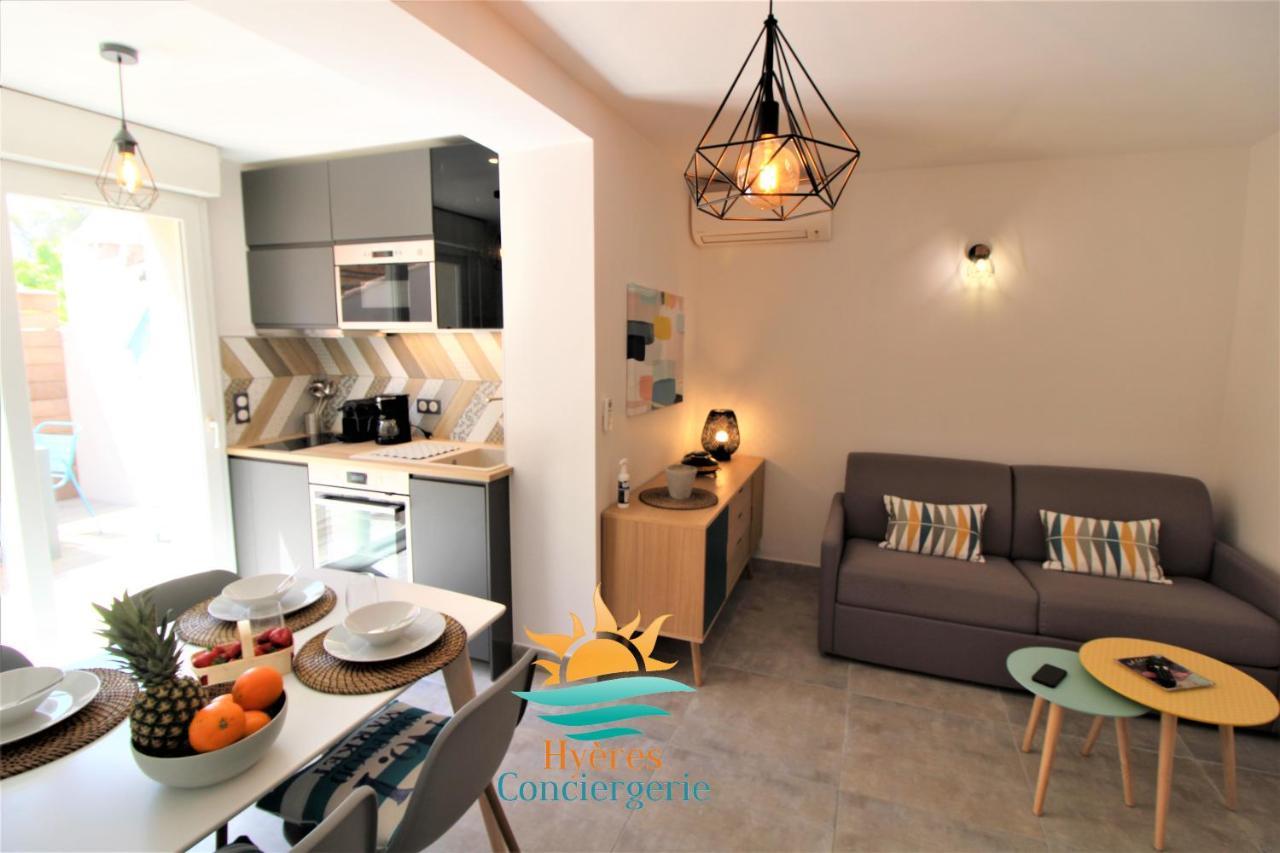 Hyeres-Plage -T2 Neuf Rdj Clim Wifi - La Capte By Hcアパートメント エクステリア 写真